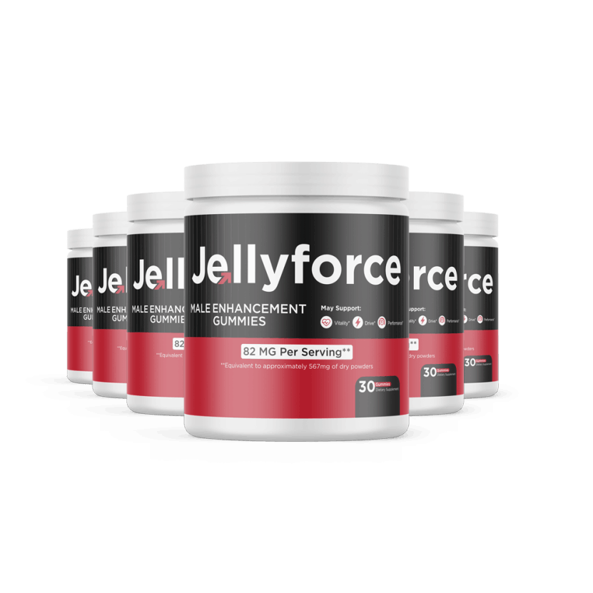 Jelly Force official gummies bottle with limited-time special offer